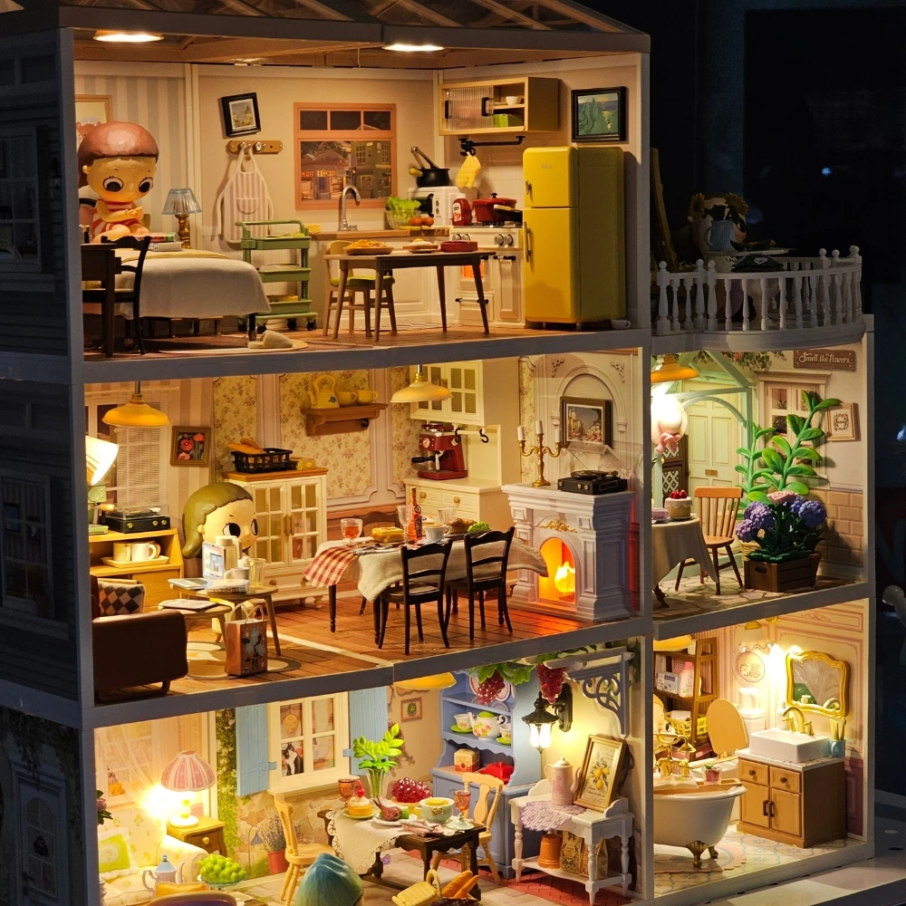 Miniature dollhouses
